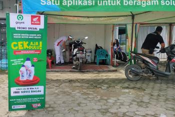 AHASS Point Hadir Di Depan Kantor Gojek